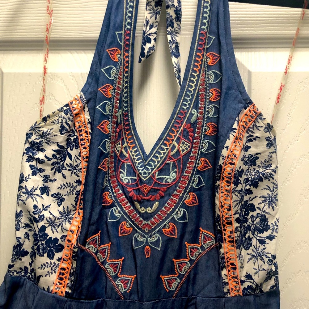 Boutique Embroidered Jumpsuit